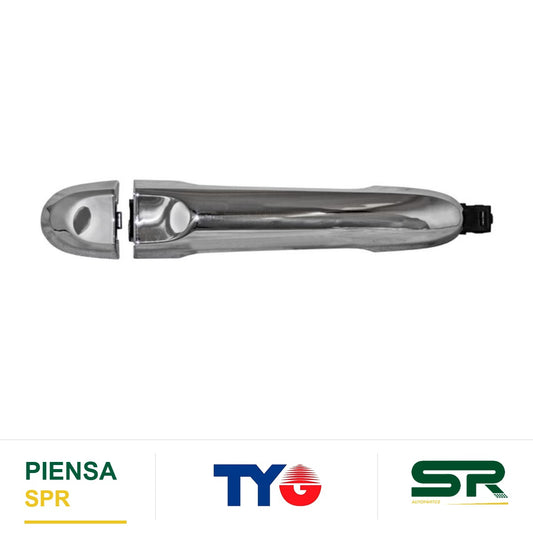 MANIJA EXTERIOR TRASERA CROMADA PLÁSTICO NISSAN VERSA 2012-2019 / V-DRIVE 2020-2025 / MARCH 2012-2024 RH=LH 346 TYG