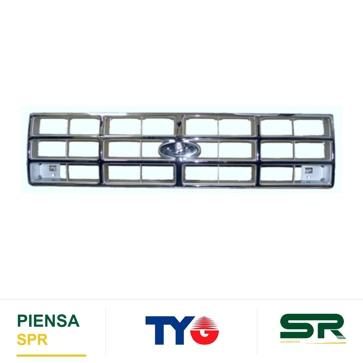 PARRILLA CROMADA FORD RANGER 1989-1992 TYG