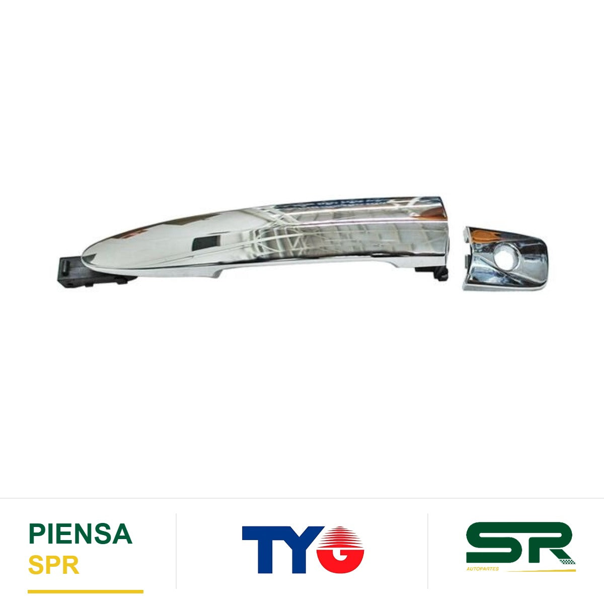 MANIJA EXTERIOR DELANTERA IZQUIERDA CROMADA PLÁSTICO NISSAN SENTRA 2013-2019 / MURANO / MAXIMA 2009-2014 TYG