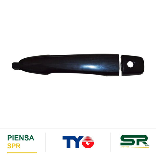 MANIJA EXTERIOR DELANTERA IZQUIERDA NEGRA NISSAN PICKUP NP-300 / FRONTIER 2016-2025 LISA MARGEN TYG