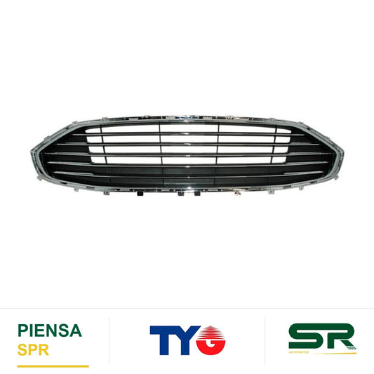 PARRILLA CROMADA FORD FUSION 2019-2020 LINEAS RVR TYG
