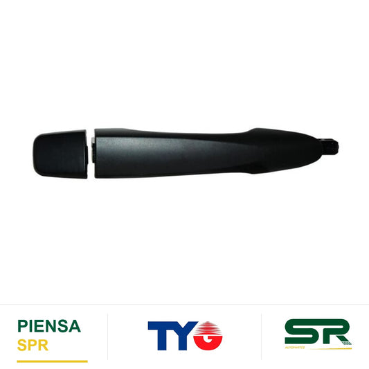 MANIJA EXTERIOR DELANTERA DERECHA NEGRA NISSAN PICKUP NP-300 / FRONTIER 2016-2025 LISA 346 TYG