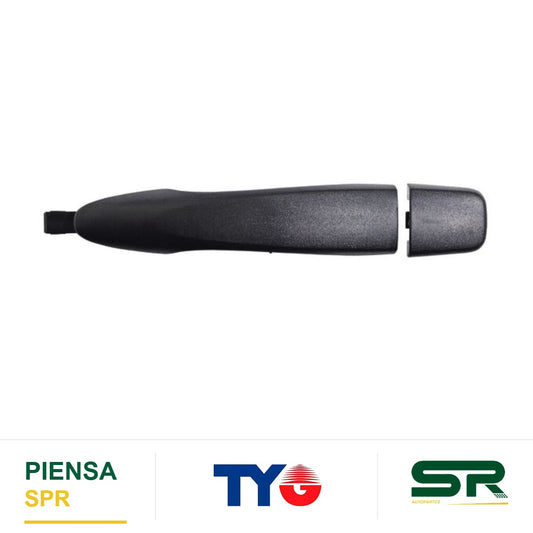 MANIJA EXTERIOR DELANTERA DERECHA NEGRA NISSAN PICKUP NP-300 / FRONTIER 2016-2025 CORRUGADA 2252 TYG