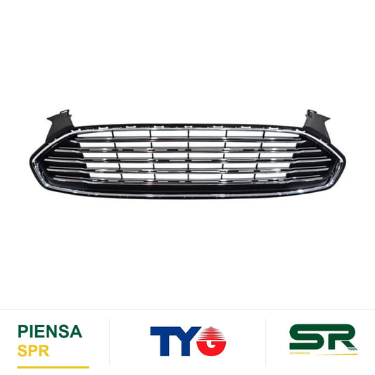 PARRILLA CON MOLDURA CROMADA SUPERIOR FORD FUSION 2013-2016 TYG