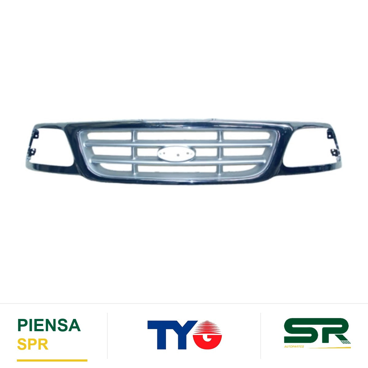 PARRILLA CROMADA FORD PU 1999-2004 / FORD CUSTOM 2035 TYG