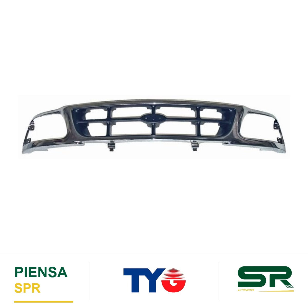PARRILLA CROMADA FORD PU 1997-1998 TYG