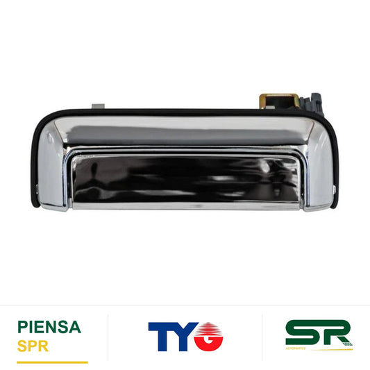 MANIJA TAPA CAJA SIN HOYO CROMADA PLÁSTICO MITSUBISHI PICKUP L200 2016-2019 PARA LLAVE TYG
