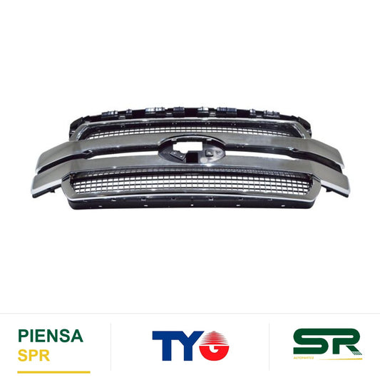 PARRILLA CON MOLDURA CENTRAL CROMADA GRIS FORD PU 2018-2020 LOBO TYG