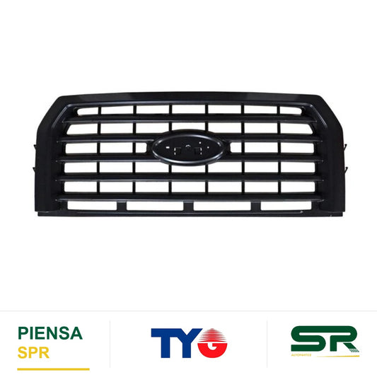 PARRILLA NEGRA FORD PU 2015-2017 LOBO / F-150 LINEAS TYG