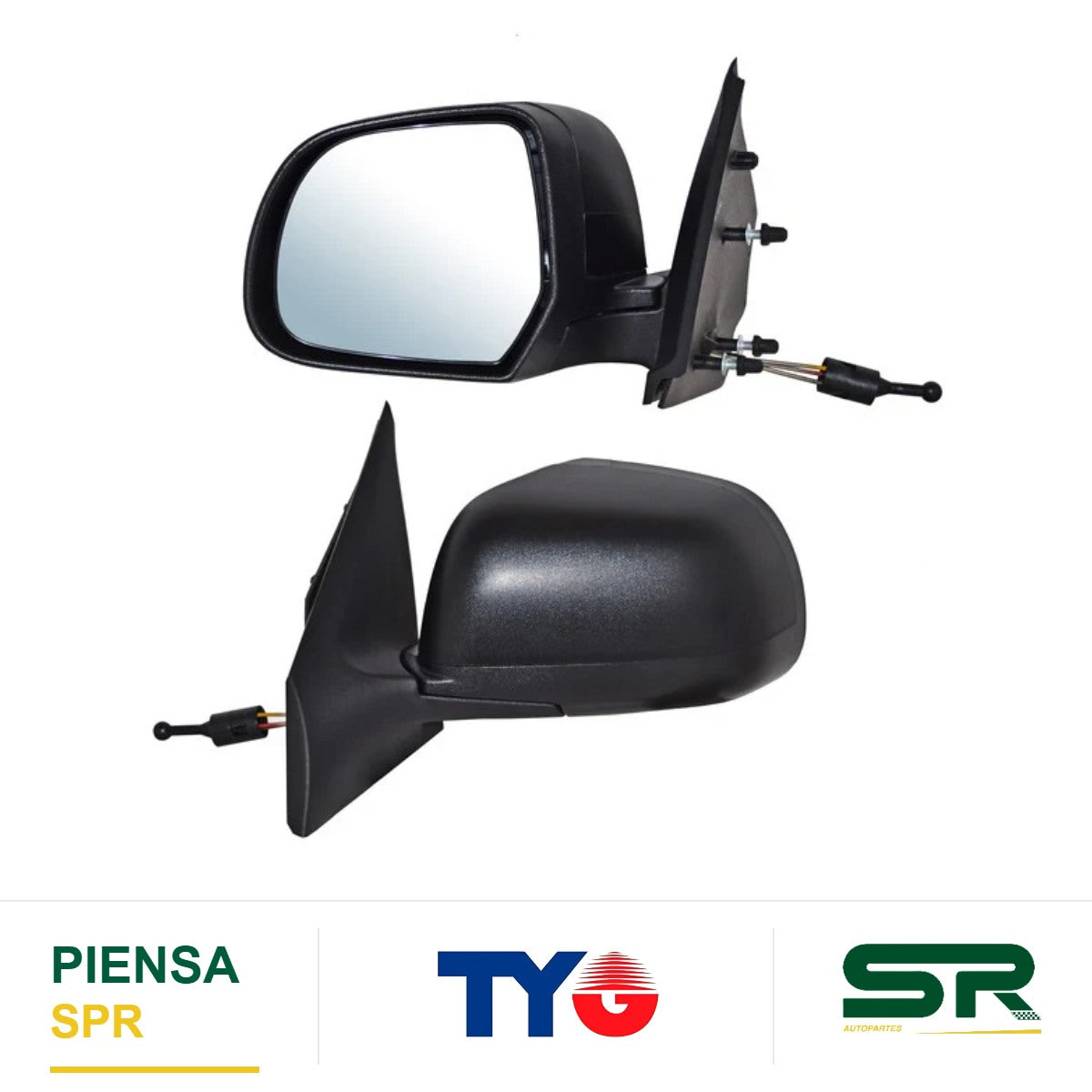 ESPEJO IZQUIERDO NISSAN VERSA 2012-2014 / V-DRIVE 2020-2025 C / CONT POROSO + TYG
