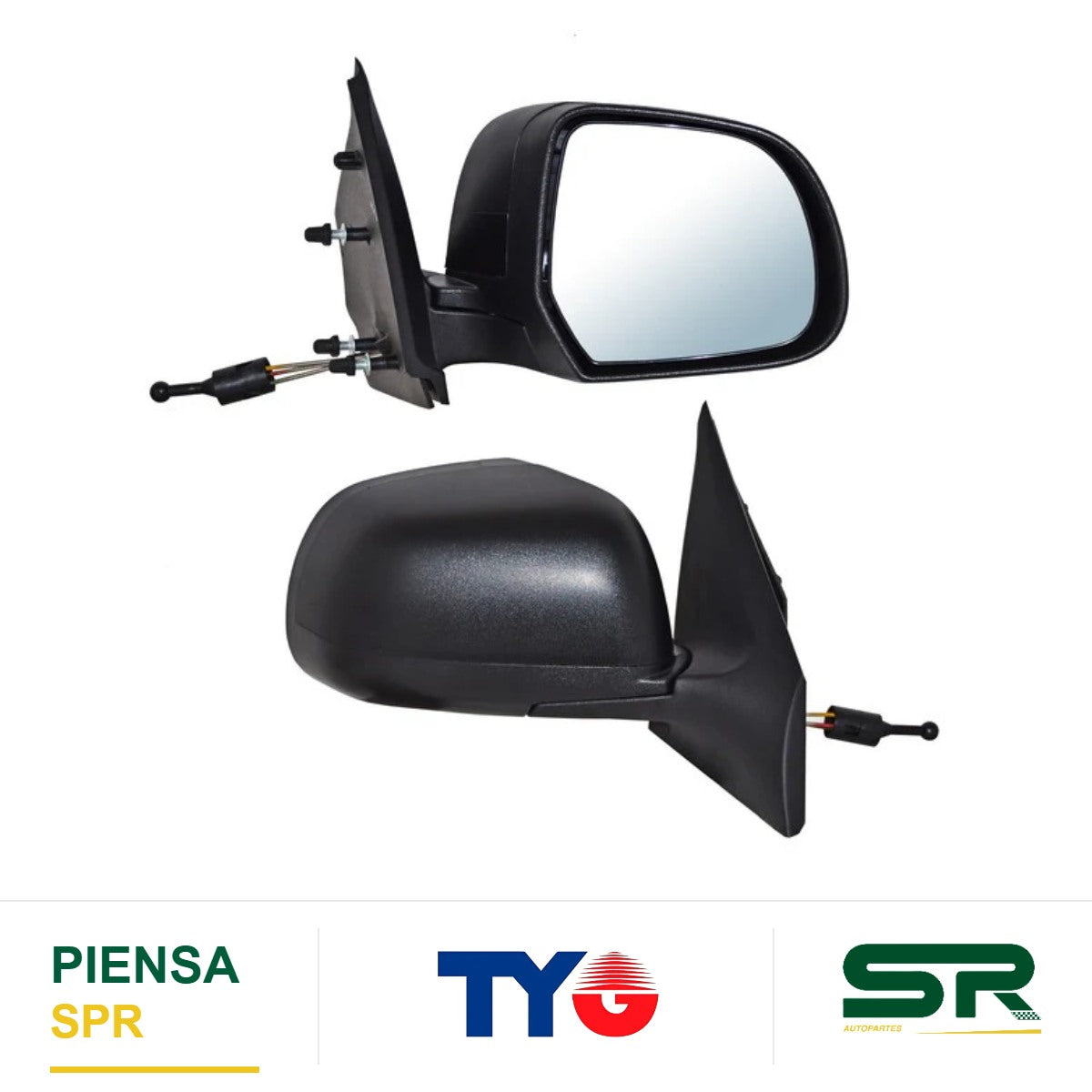 ESPEJO DERECHO NISSAN VERSA 2012-2014 / V-DRIVE 2020-2025 C / CONT POROSO TYG