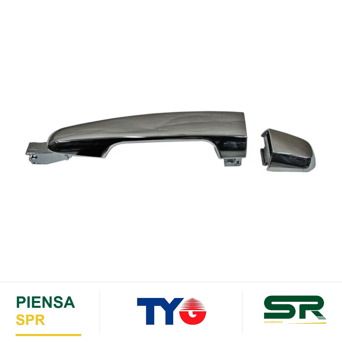 MANIJA EXTERIOR TRASERA CROMADA PLÁSTICO MITSUBISHI PICKUP L200 2008-2015 AMBOS LADOS TYG