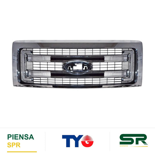 PARRILLA CROMADA NEGRA FORD PU 2013-2014 XLT TYG
