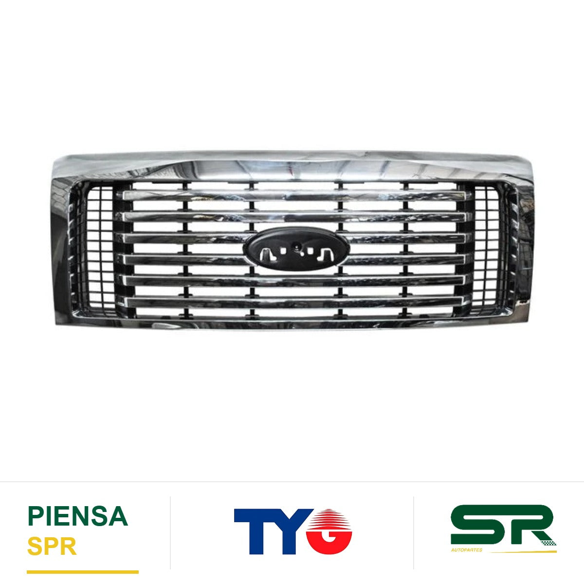 PARRILLA CROMADA FORD PU 2009-2012 TYG