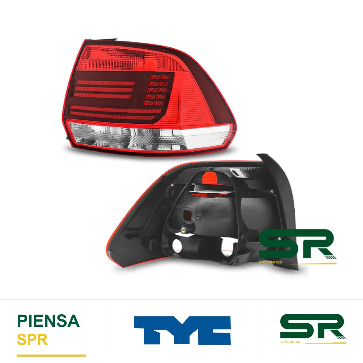 CALAVERA DERECHA SIN ARNÉS VOLKSWAGEN VENTO 2016-2022 TYC2 BQ TYC