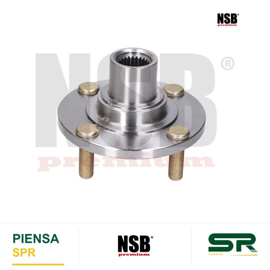 MAZA RUEDA DELANTERA NISSAN TSURU III 1992-2017 SENTRA B14 1996-2000 LUCINO 1996-2000 TSUBAME 1993-2004 SIN ABS 4 BIRLOS NIY02G0 NSB