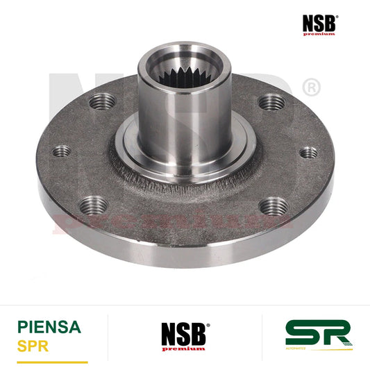 MAZA RUEDA DELANTERA NISSAN PLATINA 2002-2010 RENAULT CLIO 2002-2010 APRIO 2007-2010 SIN ABS 4 BARRENOS 21 ESTRIAS 2316001 NSB