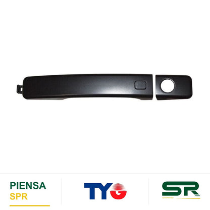 MANIJA EXTERIOR DELANTERA IZQUIERDA CON HOYO NEGRA KIA SOUL 2016-2018 LISA PARA LLAVE C / SENS TYG