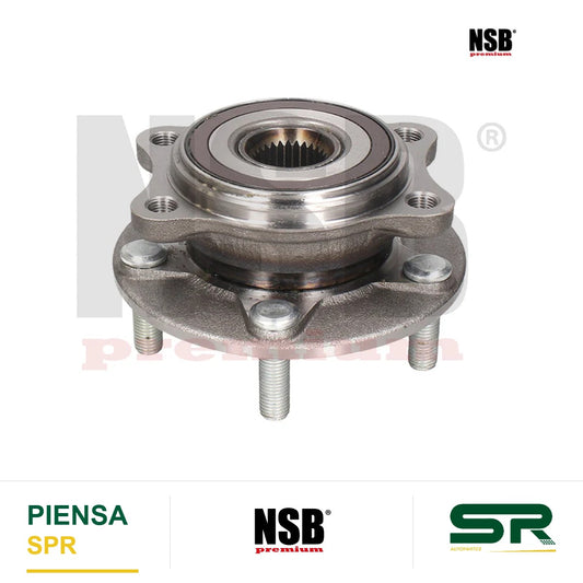 MAZA RUEDA DELANTERA MAZDA 3 2014-2018 MAZDA TRUCK CX-3 2016-2019 CON ABS 5 BIRLOS 28 DIENTES NSB