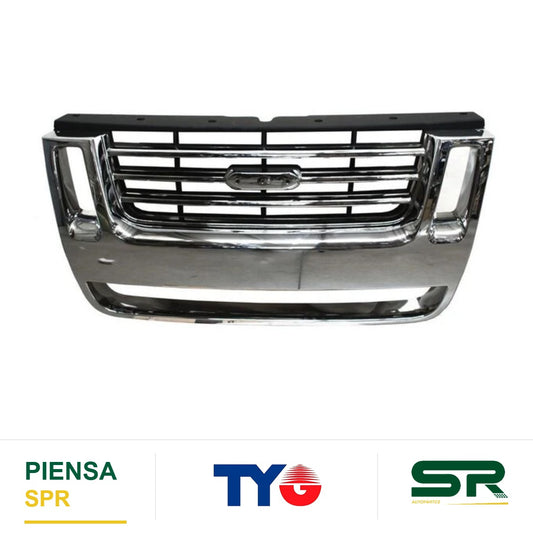 PARRILLA VERSIÓN USA NEGRA FORD EXPLORER 2006-2010 EDDIE BAUER C / CROMO TYG