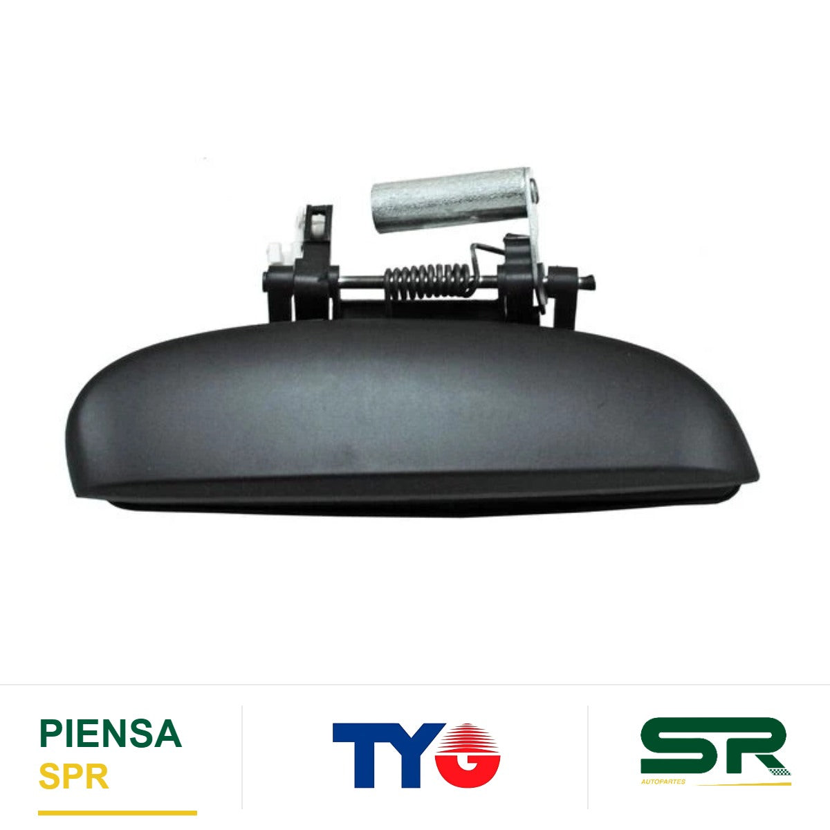MANIJA EXTERIOR TRASERA DERECHA PLÁSTICO HYUNDAI I10 2012-2014 CORRUGADA TYG