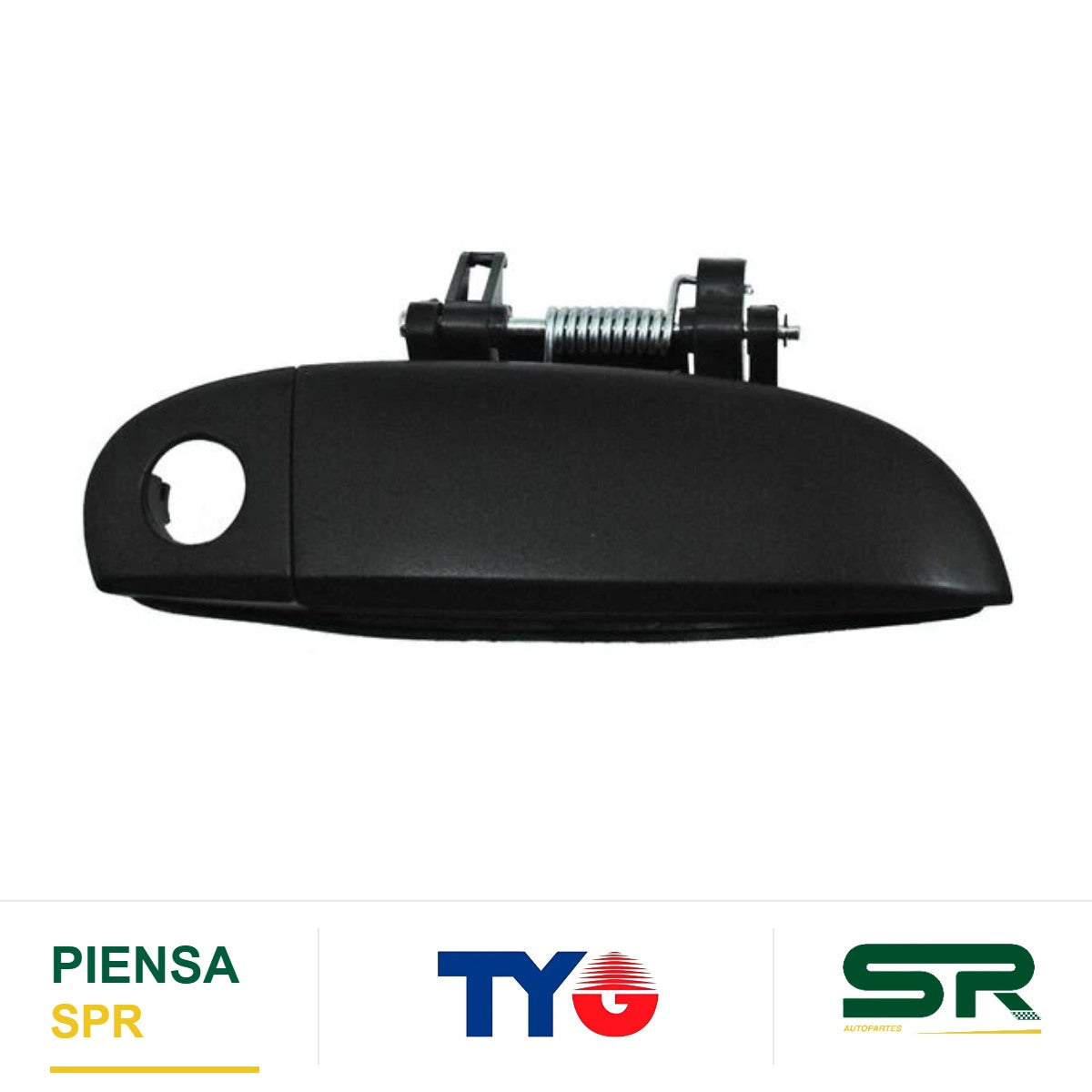 MANIJA EXTERIOR DELANTERA DERECHA PLÁSTICO HYUNDAI I10 2012-2014 CORRUGADA TYG