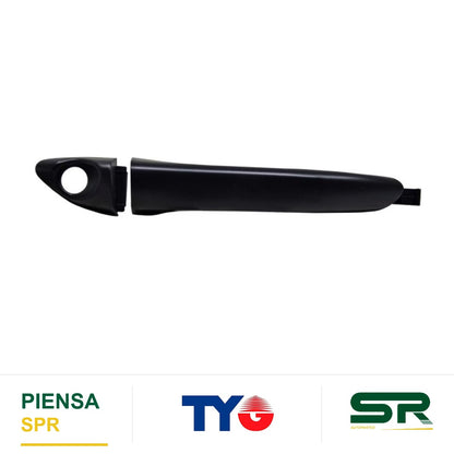 MANIJA EXTERIOR DELANTERA DERECHA CON HOYO PLÁSTICO HYUNDAI GRAND I10 2015-2021 LISA PARA LLAVE TYG