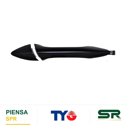 MANIJA EXTERIOR DELANTERA DERECHA SIN HOYO PLÁSTICO HYUNDAI ELANTRA 2015-2016 LISA PARA LLAVE TYG