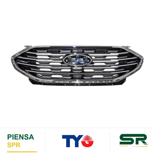 PARRILLA SIN HOYO PARA CÁMARA CON MOLDURA CROMADA FORD EDGE 2019-2024 Q10 TYG