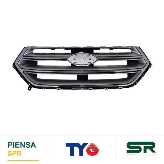 PARRILLA SIN HOYO PARA CÁMARA CROMADA GRIS FORD EDGE 2015-2018 F TYG