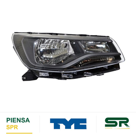 FARO DERECHO NEGRO VOLKSWAGEN SAVEIRO 2024-2026 TYC