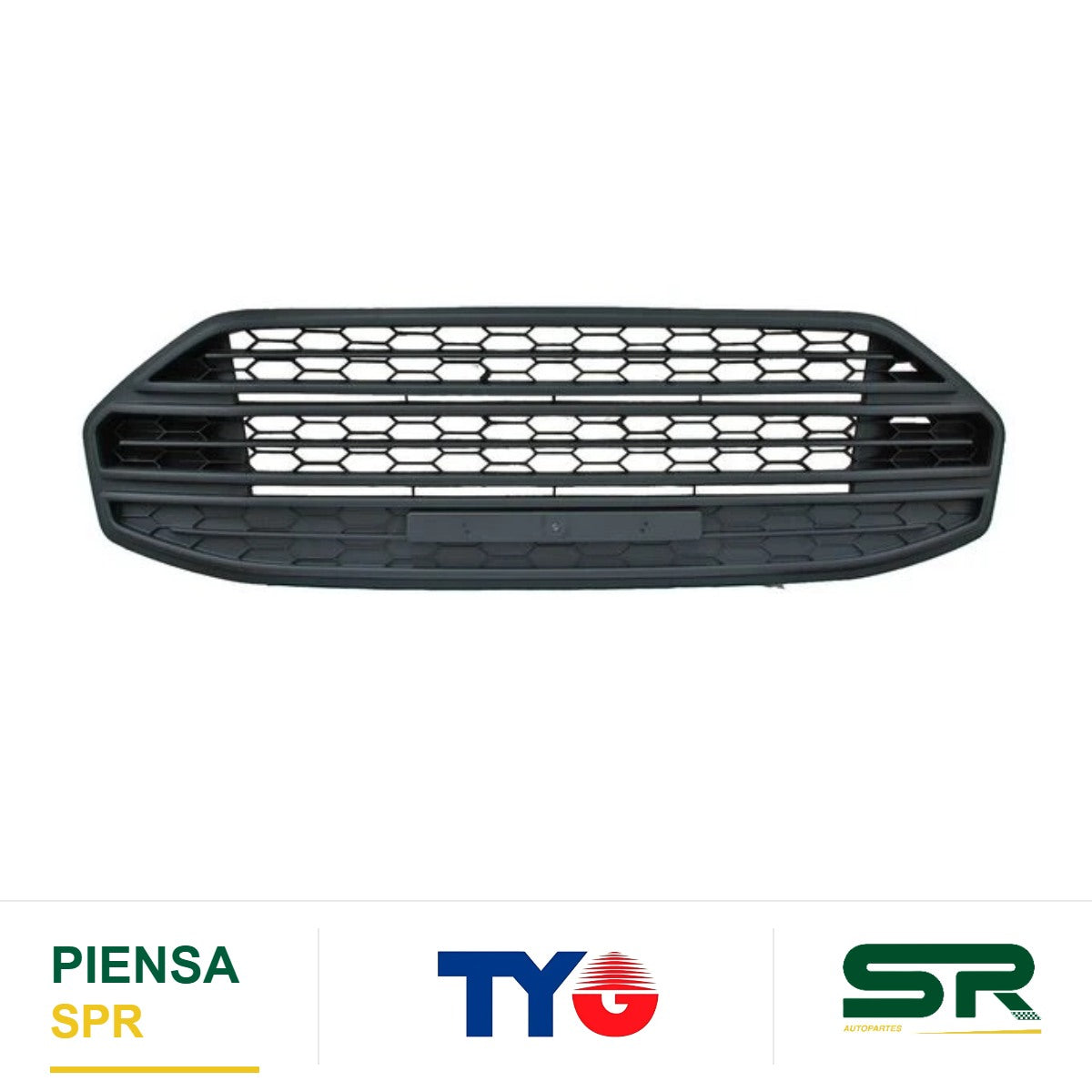 PARRILLA CENTRAL DE FASCIA NEGRA FORD ECOSPORT 2013-2017 TYG