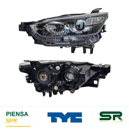 FARO IZQUIERDO ELÉCTRICO MAZDA CON MOTOR CUARTO BLANCO CX3 2016-2024 TYC