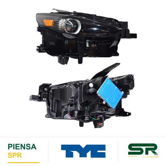 FARO DERECHO LED NEGRO MAZDA F/ C/ LUPA 2020-2025 TYC