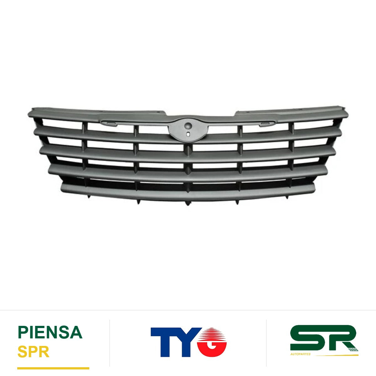PARRILLA SIN MOLDURA CROMADA NEGRA DODGE / CHRYSLER TOWN & COUNTRY 2005-2007 / DODGE / CHRYSLER VOYAGER 2005-2008 TYG