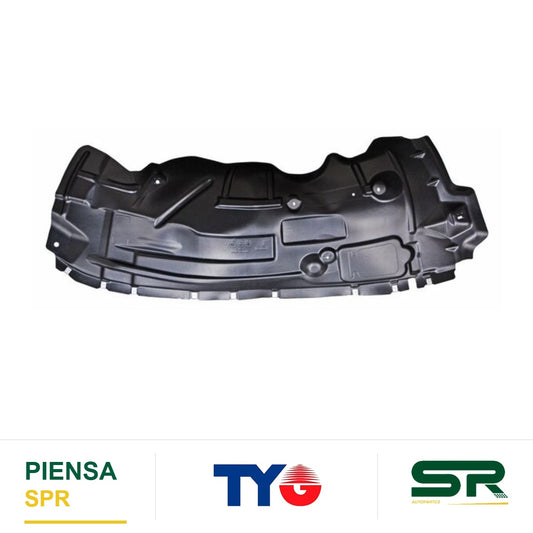 TOLVA SALPICADERA IZQUIERDA TRASERA PLÁSTICO SECCIÓN CON MOLDURA DODGE PU 2019-2024 TYG