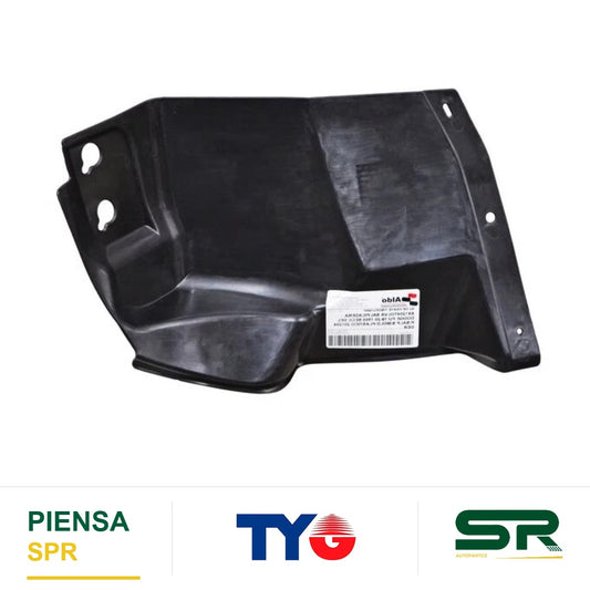 TOLVA SALPICADERA IZQUIERDA DELANTERA PLÁSTICO SECCIÓN SIN MOLDURA DODGE PU 2019-2024 TYG