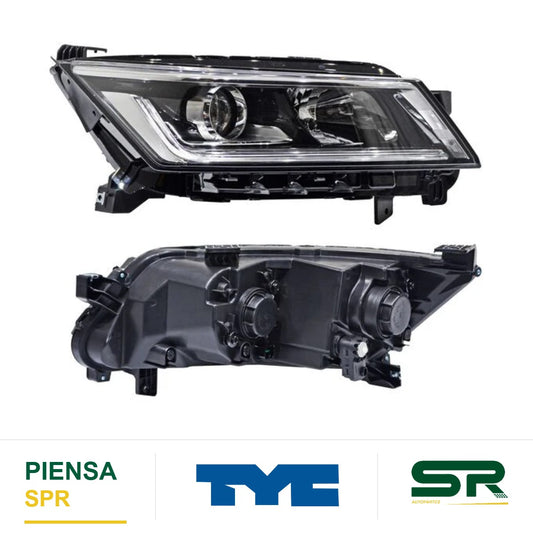 FARO DERECHO CHEVROLET 5 PINES CON MOTOR LUZ DE DIA AVEO 2024-2026 TYC