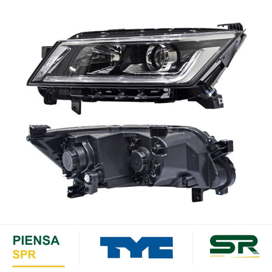 FARO IZQUIERDO CHEVROLET 5 PINES CON MOTOR LUZ DE DIA AVEO 2024-2026 TYC