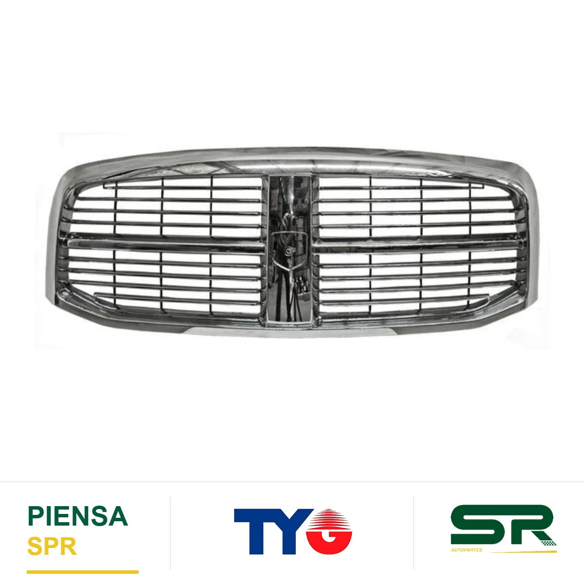 PARRILLA CROMADA DODGE PU RAM 2006-2008 TYG