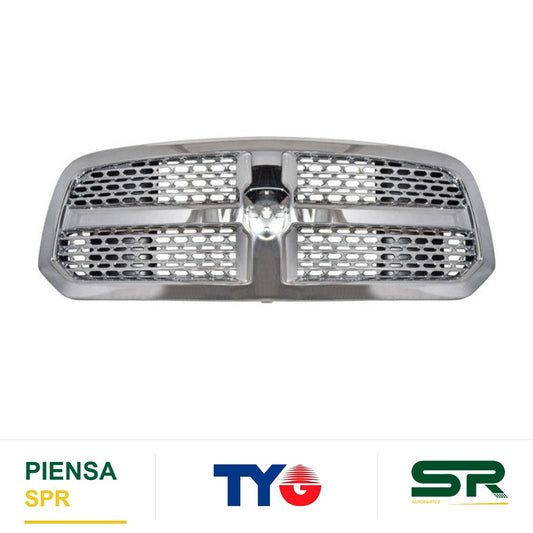 PARRILLA CROMADA DODGE PU 2013-2019 COMPLETA PANAL TYG