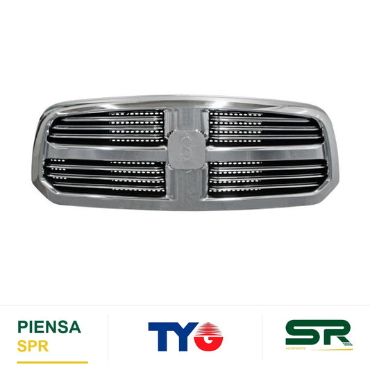 PARRILLA CROMADA DODGE PU 2013-2019 COMPLETA LINEAS TYG