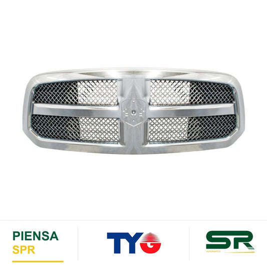 PARRILLA CROMADA DODGE PU 2013-2019 COMPLETA TYG