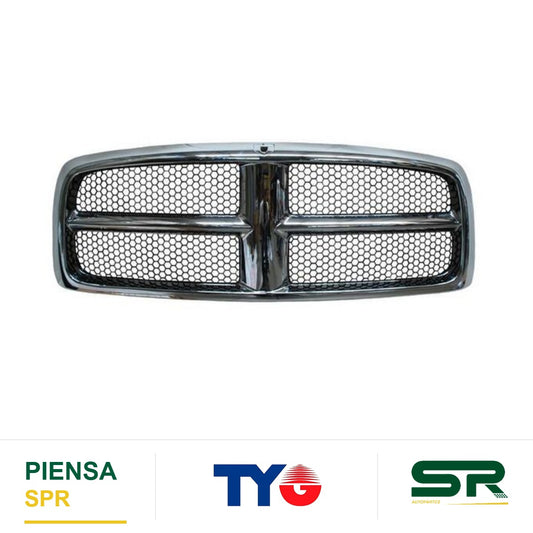PARRILLA CROMADA DODGE PU 2002-2005 COMPLETA PANAL 922 TYG