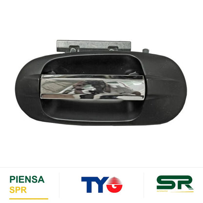 MANIJA EXTERIOR TRASERA IZQUIERDA CROMADA PLÁSTICO FORD EXPEDITION 2003-2017 / NAVIGATOR 2003-2016 NEGRO TYG