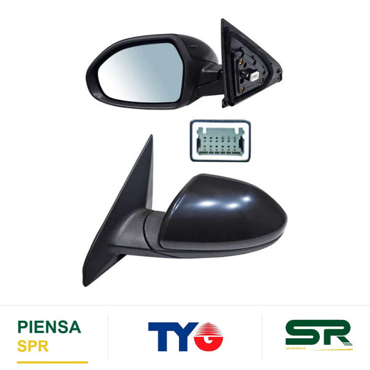 ESPEJO IZQUIERDO PARA PINTAR ELÉCTRICO KIA DESEMP 3 PINES K3 2024-2027 TYG