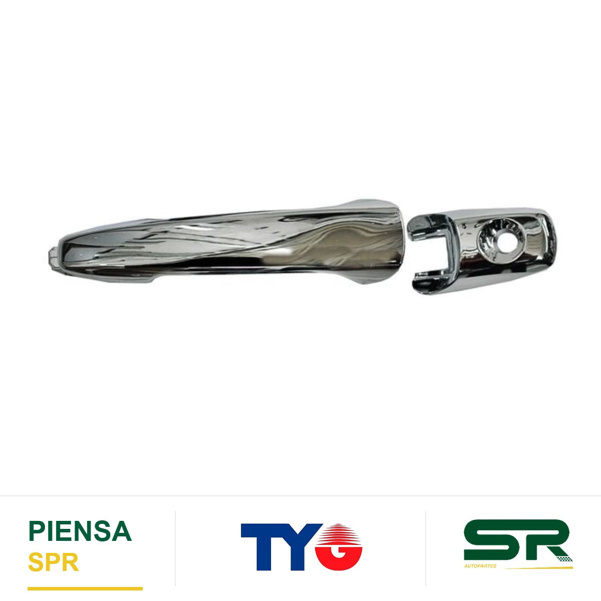 MANIJA EXTERIOR DELANTERA IZQUIERDA CROMADA PLÁSTICO FORD EDGE 2007-2013 / LINCOLN MKX 2007-2012 TYG