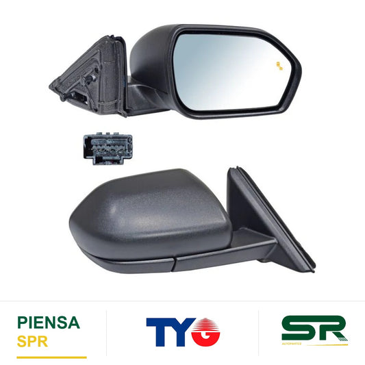 ESPEJO DERECHO CON SENSOR ELÉCTRICO FORD POROSO CON DESEMPAÑANTE PUNTO CIEGO 7 PINES EXPLORER 2025-2026 TYG