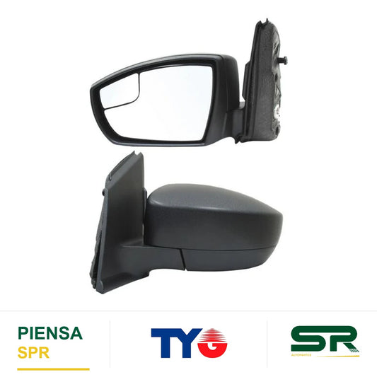 ESPEJO IZQUIERDO ELÉCTRICO FORD POROSO CON DESEMPAÑANTE PUNTO CIEGO 5 PINES ESCAPE 2013-2016 TYG