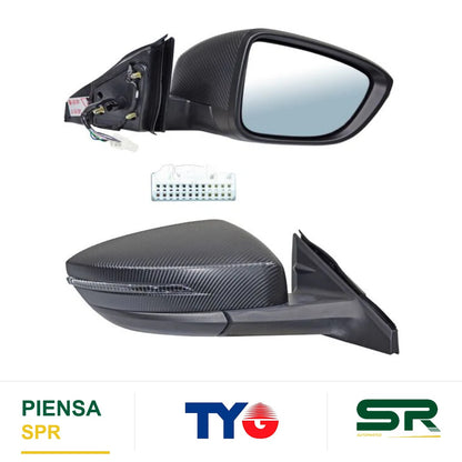ESPEJO DERECHO DODGE / CHRYSLER ATTITUDE 25 ELECT C/DESEMP C/DIRECC AUTOABATIBLE 8 PINES 288 TYG
